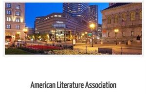 American Literature Association Conference Web Page Screen Shot