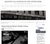 Screen shot of the City Lights Bookshop blog post of Monkey's Moon film