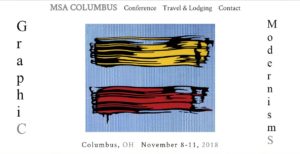 Web site for the MSA 2018 conference in Columbus, Ohio